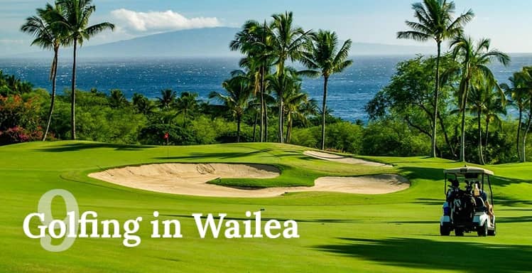 golphing in wailea