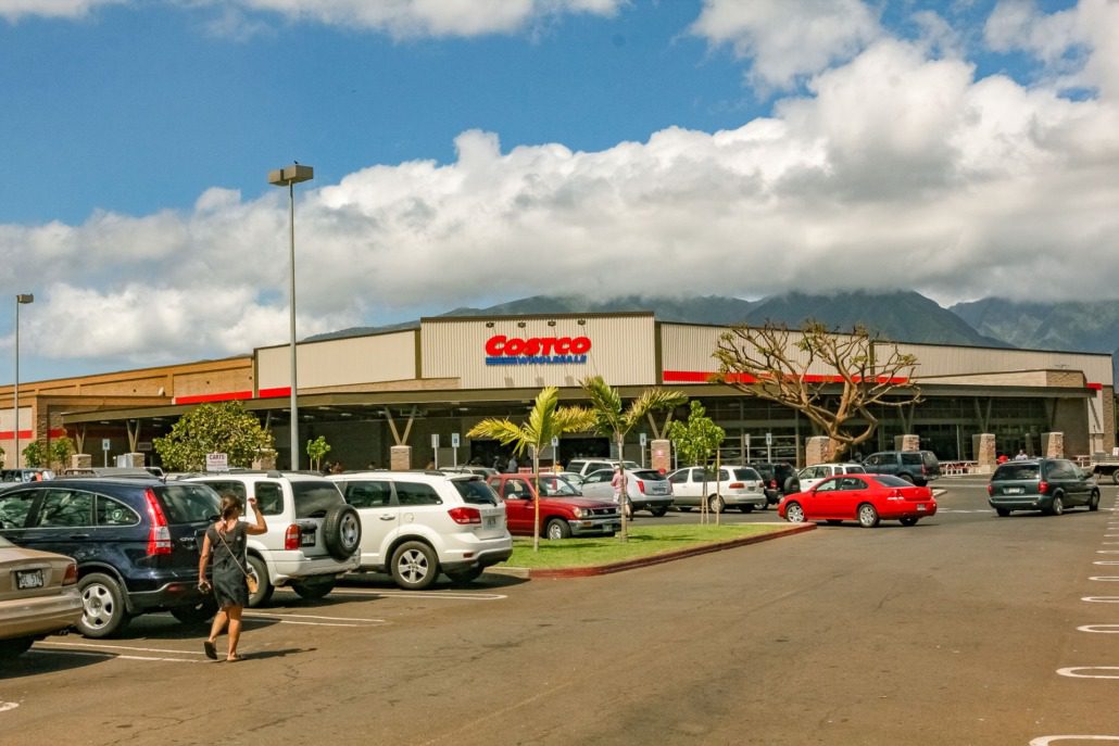 Costco Exterior Kahului Shopping Maui